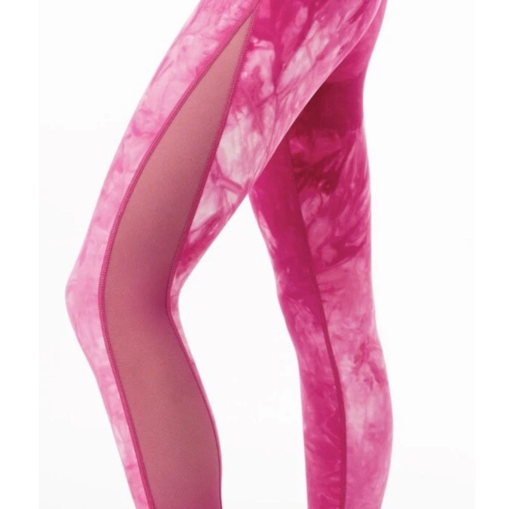 NWT Zyia Fuchsia Hendrix Mesh Light n Tight Hi-rise Leggings - Picture 2 of 4